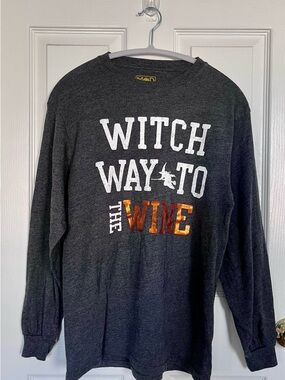 Modern Lux Charcoal Tee with Yellow Logo